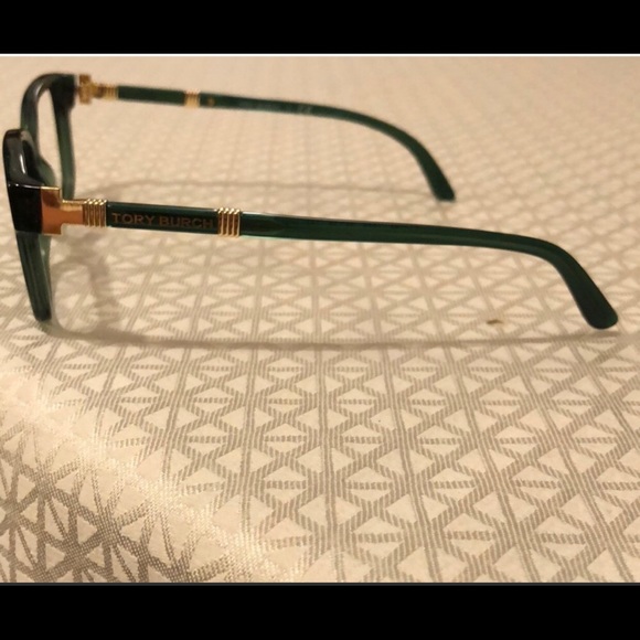 Authentic; New Tory Burch green eyeglasses - Picture 3 of 6